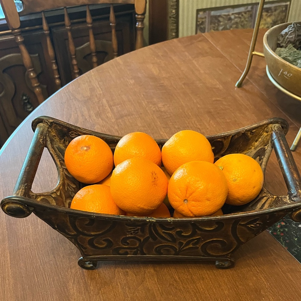 Elegant Brown Decorative Bowl